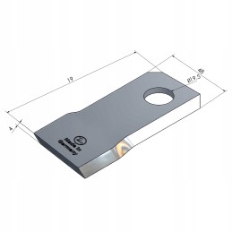 Samasz vejapjoves peilis 115x48x4 225052400 mws l