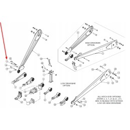 Cfa00061 varžtas, dalinis sriegis, m16 x 170