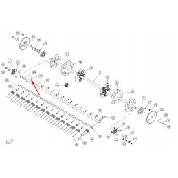 Cfa00538 spyruoklinis žiedas 8 x 45 sc