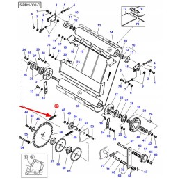 329249m91 viršutinis kovinės grandinės segtukas