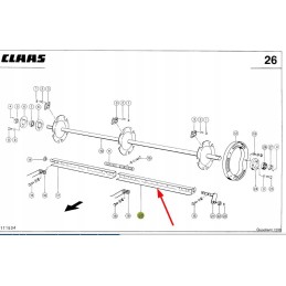 816043 0 pakaitinė rinktuvo profilinė juostelė