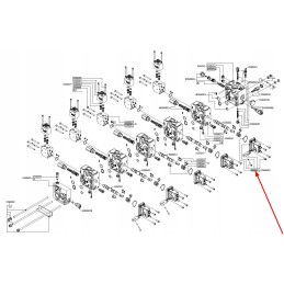Cse00120 sandarinimo žiedas, hidraulinio skirstytuvo dangtelis