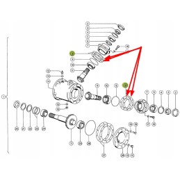 830687 0 kampinės pavaros poveržlė 0 4