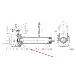 Cse00133 pavarų dėžės alyvos sandariklis 50x90x10
