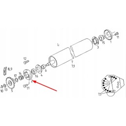 5595 005 01 005 guolių korpusas