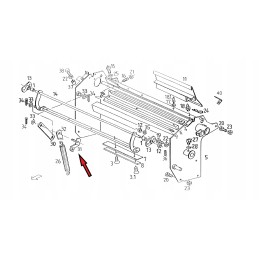 Įtempimo svirtis 5595 017 02 600 Unia Famarol