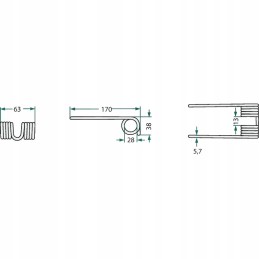 Paėmimo pirštas deutz fahr vicon 16618933