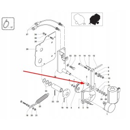 Bg8880078 variklio tvirtinimo ašies įvorė