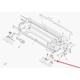 Kb8850241 6 taškų varžtas su visu sriegiu m12 x 25