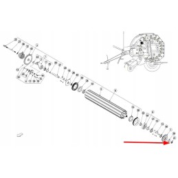 Cfa00401 ritininė veržlė m30 x 2