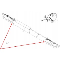 Cse00644 troškinimo žiedas 30 x 72 x 10 mm