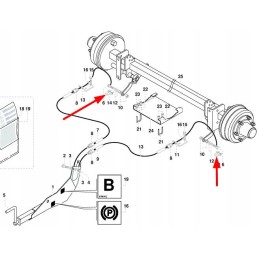 Kb0057101 stabdžių apkaba