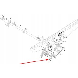 Kb8850024 varžtas, dalinis sriegis, m8 x 45