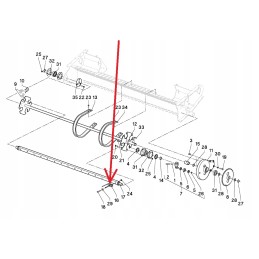 Z4400510 originalus pikapo spyruoklinis pirštas