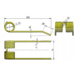Paėmimo pirštas New Holland Warynski 80683310
