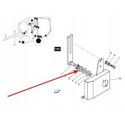 Kb8852218 ritininio presavimo poveržlė