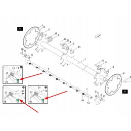 B127804 rinktuvo spyruoklinis pirštas