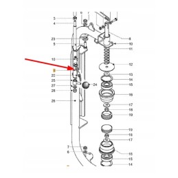 Kb0051125 savaime užsifiksuojanti veržlė m10 x 1 5