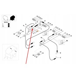 Kb8874528 hidraulinio vamzdžio jungtis