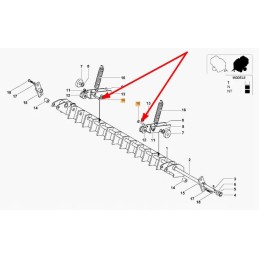 Kb8850a78 varžtas, dalinis sriegis, m10 x 60