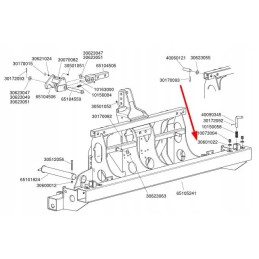 30601022 veržlė 6 kampai m22 x 2 5