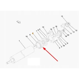 Kb3908b54 ritininė poveržlė
