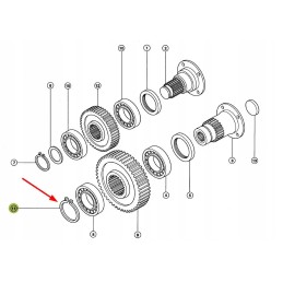 326073 0 išorinis seger žiedas 62 x 2 5