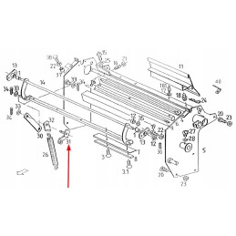 5595 017 02 600 plokštelė su kaiščiu