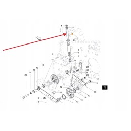 Kb3402507 grandinės įtempiklio vamzdis