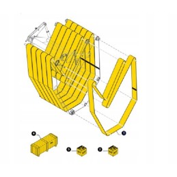 Presuojamas diržas new holland br 7060 84141594 cnh