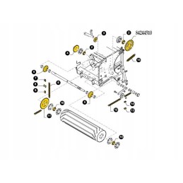 New Holland presuojami ratai, pakeisti 84244510 84024177