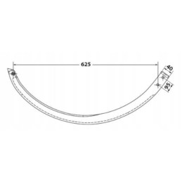 Claas Markant aliuminio adata 55 65 650 vielai