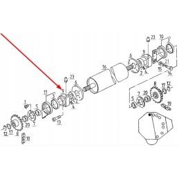 Kairysis presavimo guolių korpusas Unia Famarol originalus