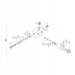 Claas preso hidraulinis vožtuvas 055431 0 originalus