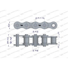 Grandinė 20b 1 62ps pologniwo prasa sipma warynski
