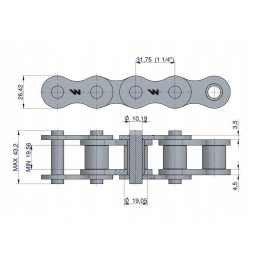 Grandinė 20b 1 62ps pologniwo prasa sipma warynski