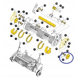 Paspauskite grandinės žvaigždutę 87641160 new Holland cnh