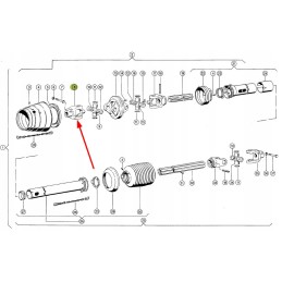 817585 0 šakės Kardaninis velenas