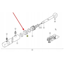 825211 1 hidraulinio cilindro stūmoklis