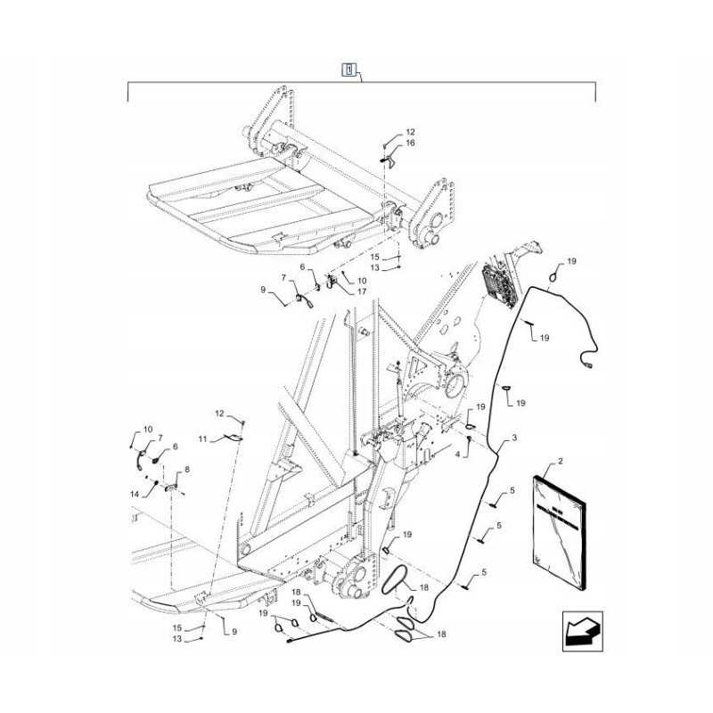 Dia rinkinys, skirtas New Holland RB 47979766 cnh presui