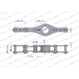 Ca650 grandinė 1 160 og 40 ryšulių Sipma Warynski presas