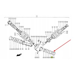 817575 0 kampinės pavaros slėgio žiedas