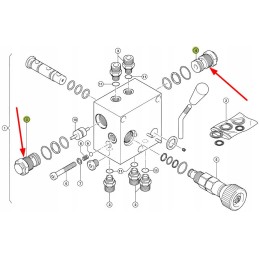 845489 0 hidraulinio bloko vožtuvas