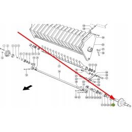 816067 3 šiaudų padavimo volai