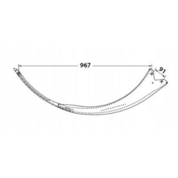 Claas Quadrant preso metalinė adata 817363 855483