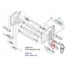 Grandininis ratas su 24 presais su SIP rulonų presu