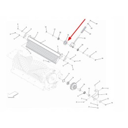 B034p0091r dvigubos grandinės įtempiklis