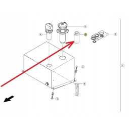 585270 0 hidraulinės alyvos filtro įdėklas