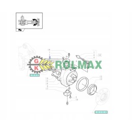 New Holland T4 Case 5194265 vairo jungties įvorė