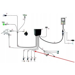 Cel00905 valdymo laidų rinkinys